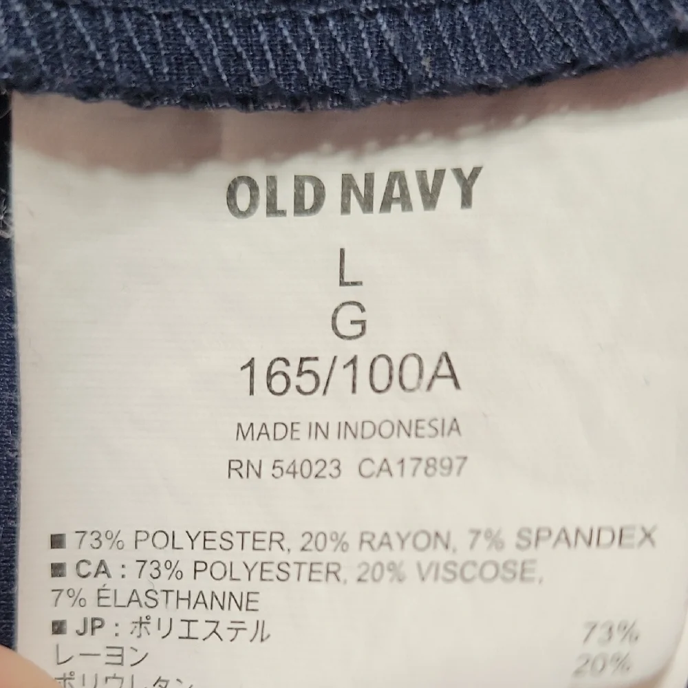 Old Navy Classic Navy Button Blazer Jacket Size Large